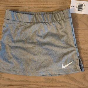 Girls Nike Heather Gray Training Skort